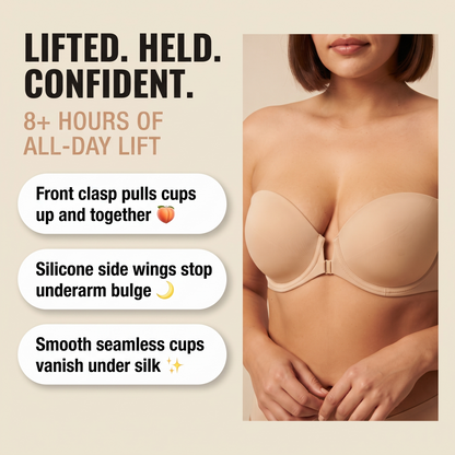 Orvan LuxeLift™ — The Strapless Bra That Stays Up