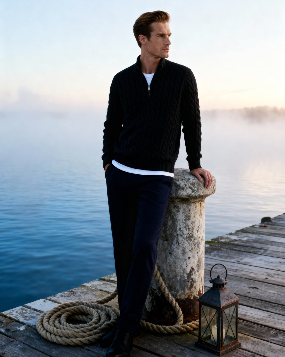 ORVAN Half-Zip Sweater