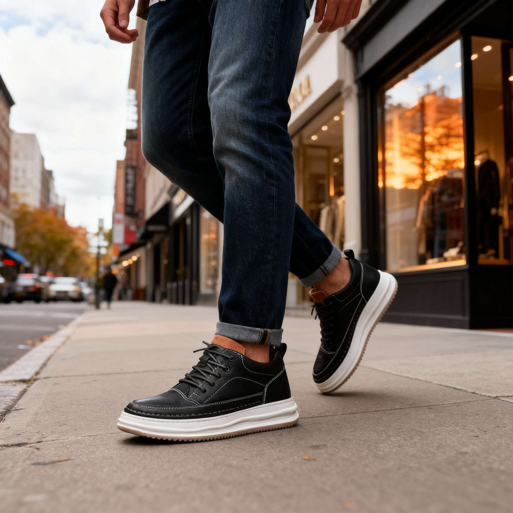 ORVAN Oakfield Leather Sneakers