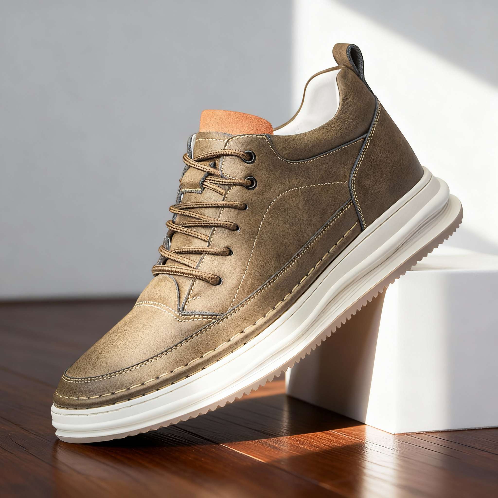 ORVAN Oakfield Leather Sneakers