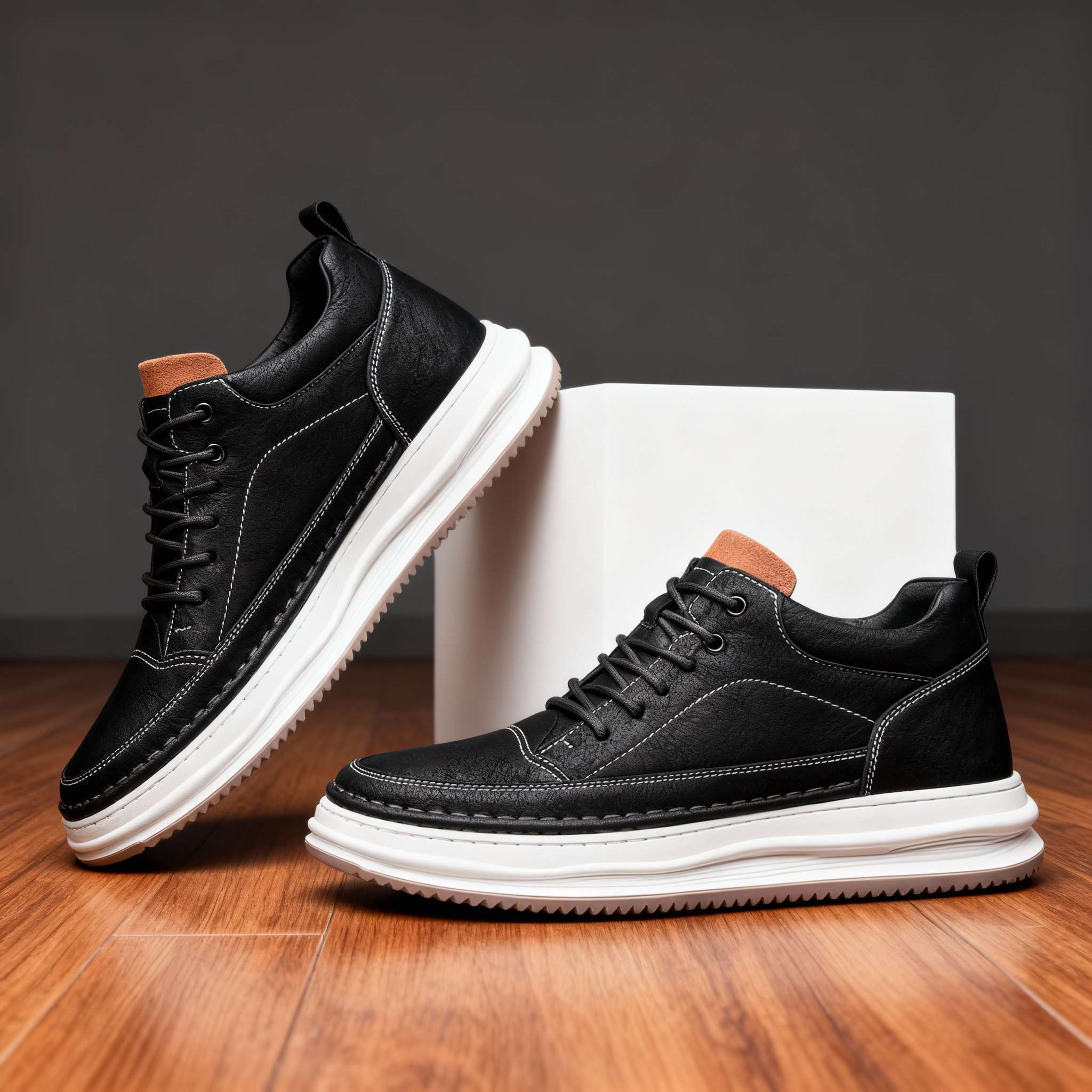 ORVAN Oakfield Leather Sneakers